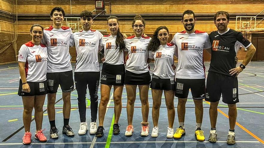 Expedición del Bádminton Zamora a la fase final de la Liga Nacional de la Comunidad de Madrid.