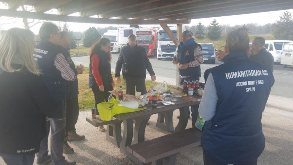 Voluntarios, un primer camino hacia Ucrania