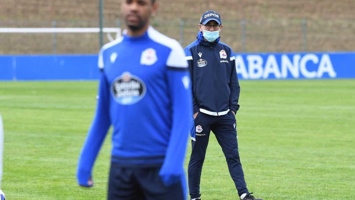 Diego Rolan ya entrena con el Dépor en Abegondo