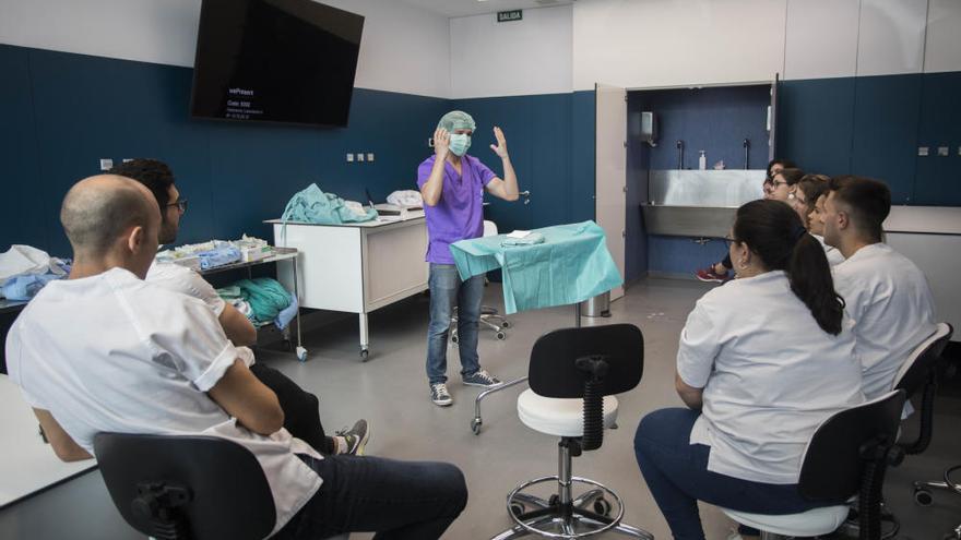 Instalaciones del Hospital Virtual de la Universidad Católica de Valencia