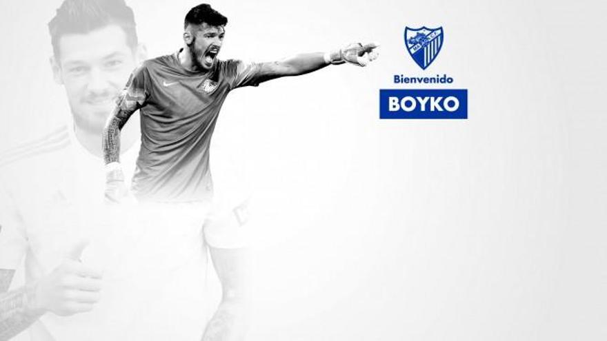 Boyko será jugador del Málaga CF esta temporada.
