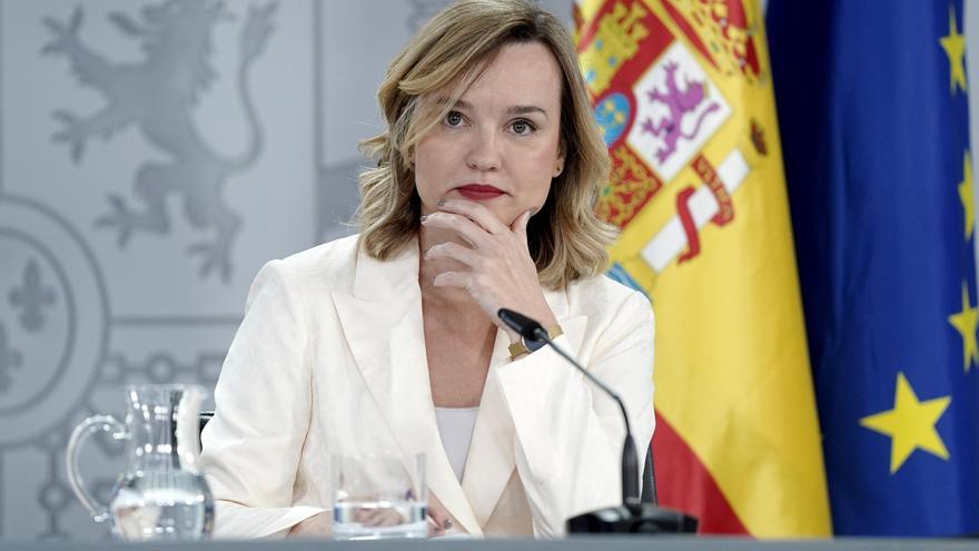 Pilar Alegría recomienda al PP &quot;más tila&quot; hasta 2027 tras su &quot;flojica&quot; manifestación