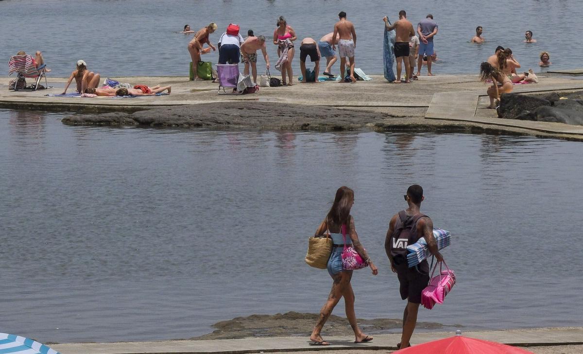 Calor en Gran Canaria: Bañaderos (Arucas, 6/7/2026)