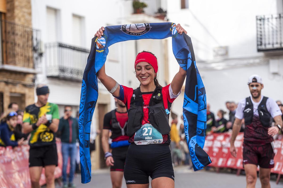 Alba Meliá, del Run Addiction Castellón, ganadora del Marató 43K de Les Useres.