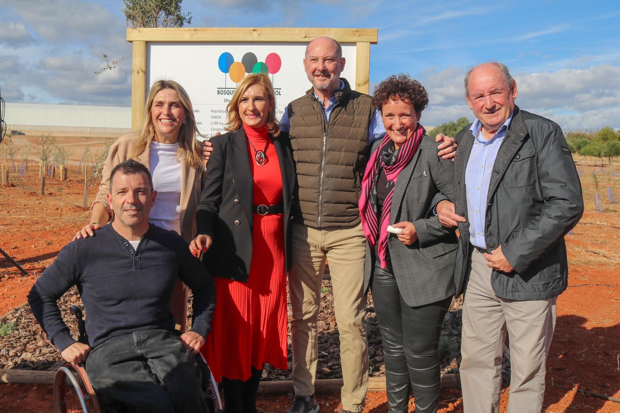 La inauguración del bosque olímpico de Onda, en imágenes