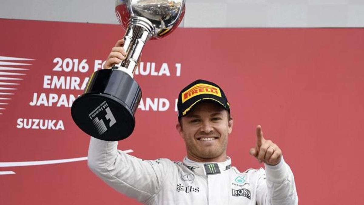Rosberg, más líder tras su victoria en Japón