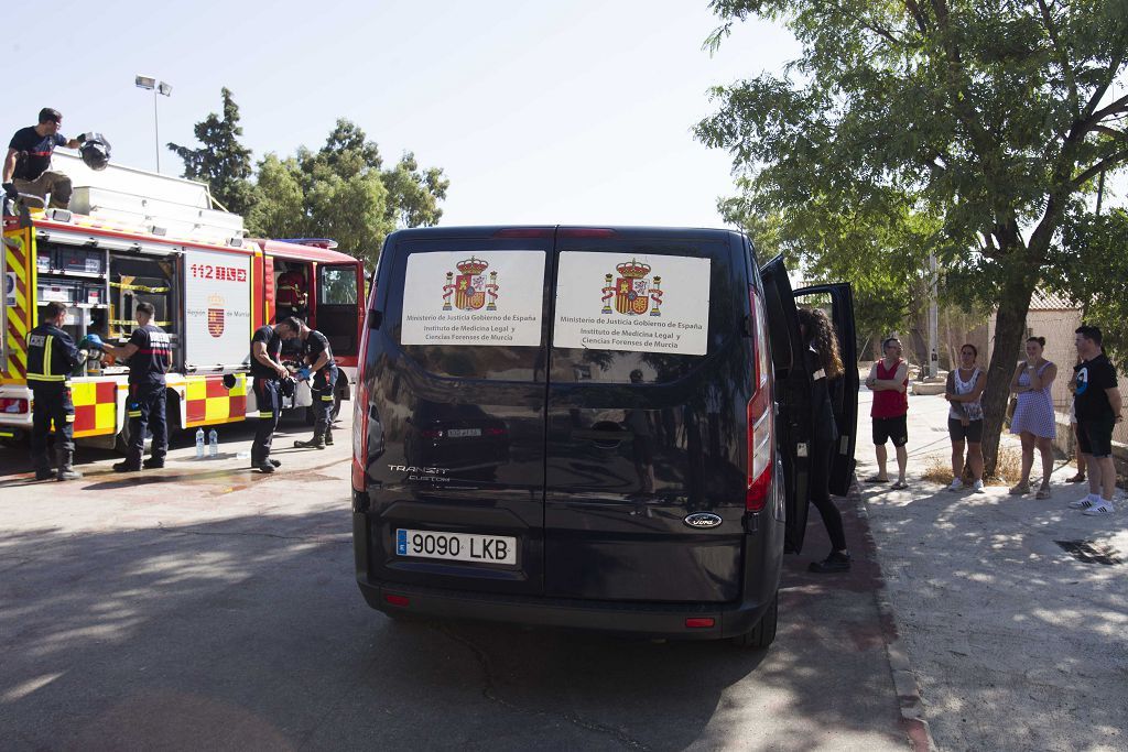 Encuentran muerto a un vecino de Lorca desaparecido encajado en el hueco entre dos casas