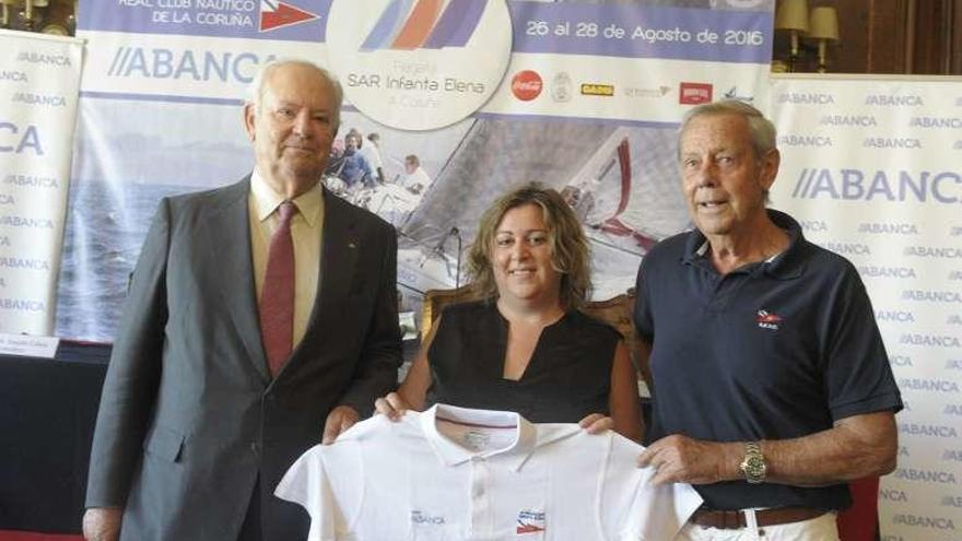 Presentación de la regata en el Náutico coruñés.