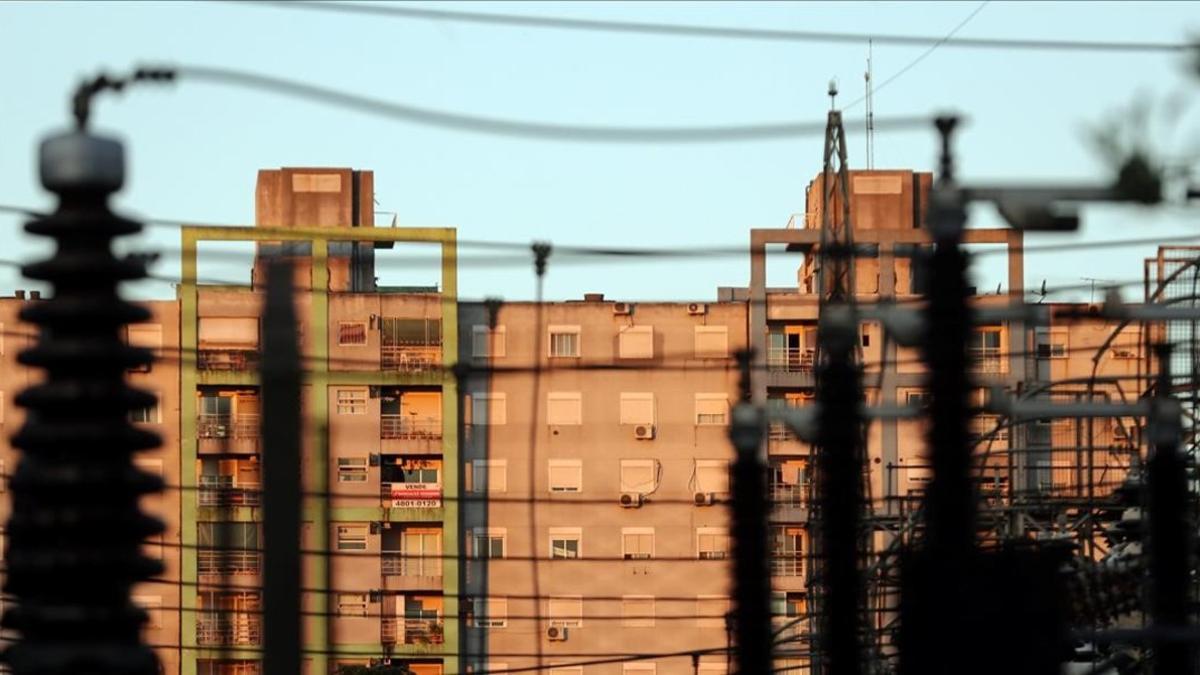 Una planta eléctrica en Buenos Aires.