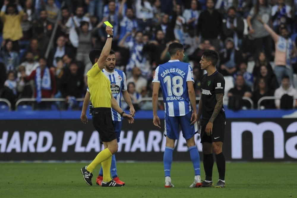 El Dépor remonta y le gana 4-2 al Málaga