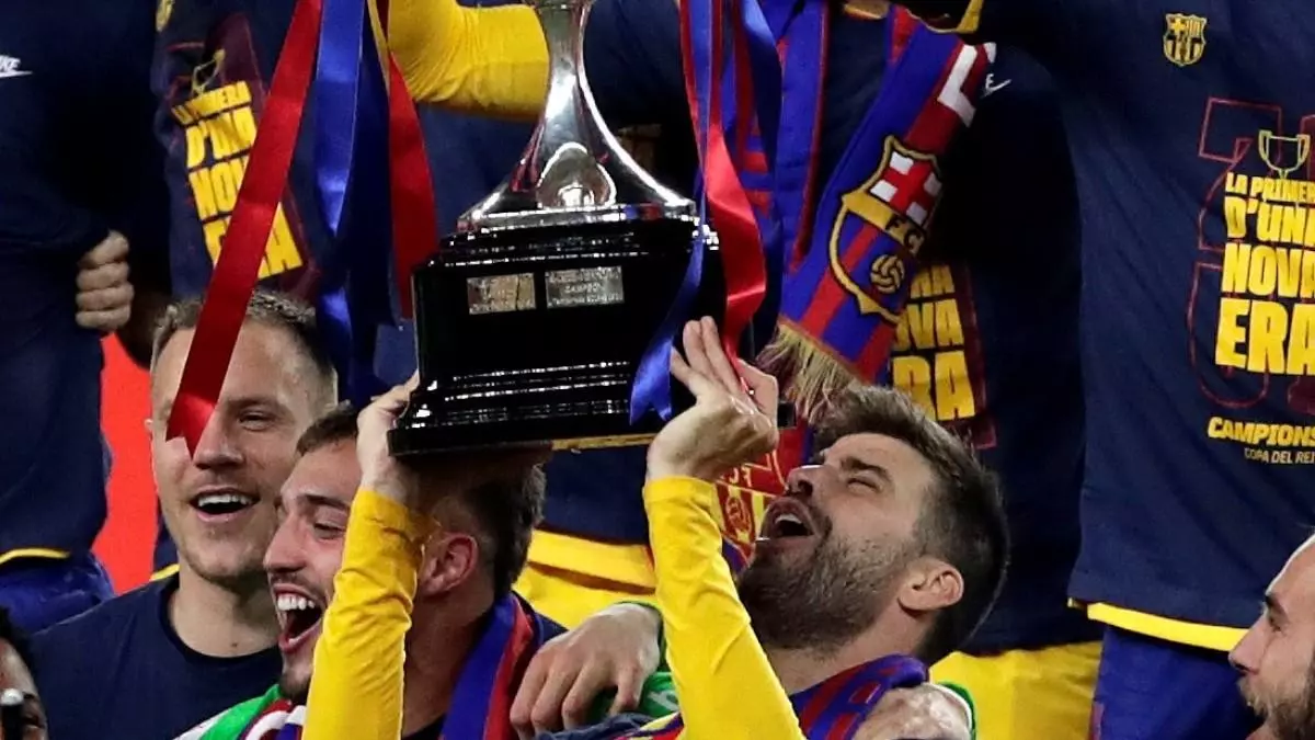 El mensaje de Piqu tras la Copa del Rey: "Los buenos siempre ganan"