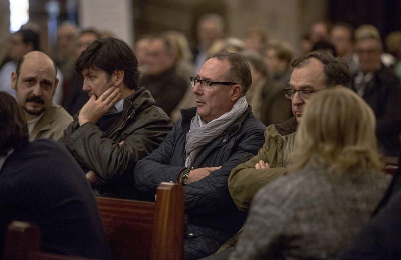 Misa celebrada en la Catedral de València en el primer aniversario de la muerte de la exalcaldesa