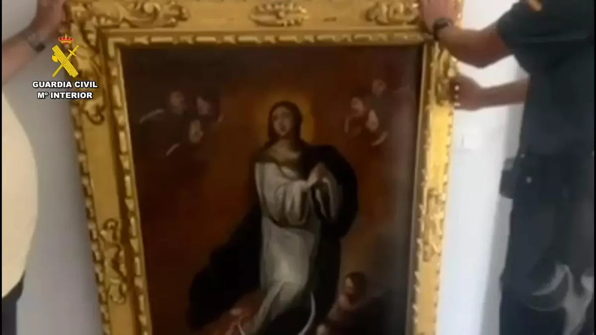 Recuperan un cuadro robado del siglo XVIII que estuvo en manos zamoranas