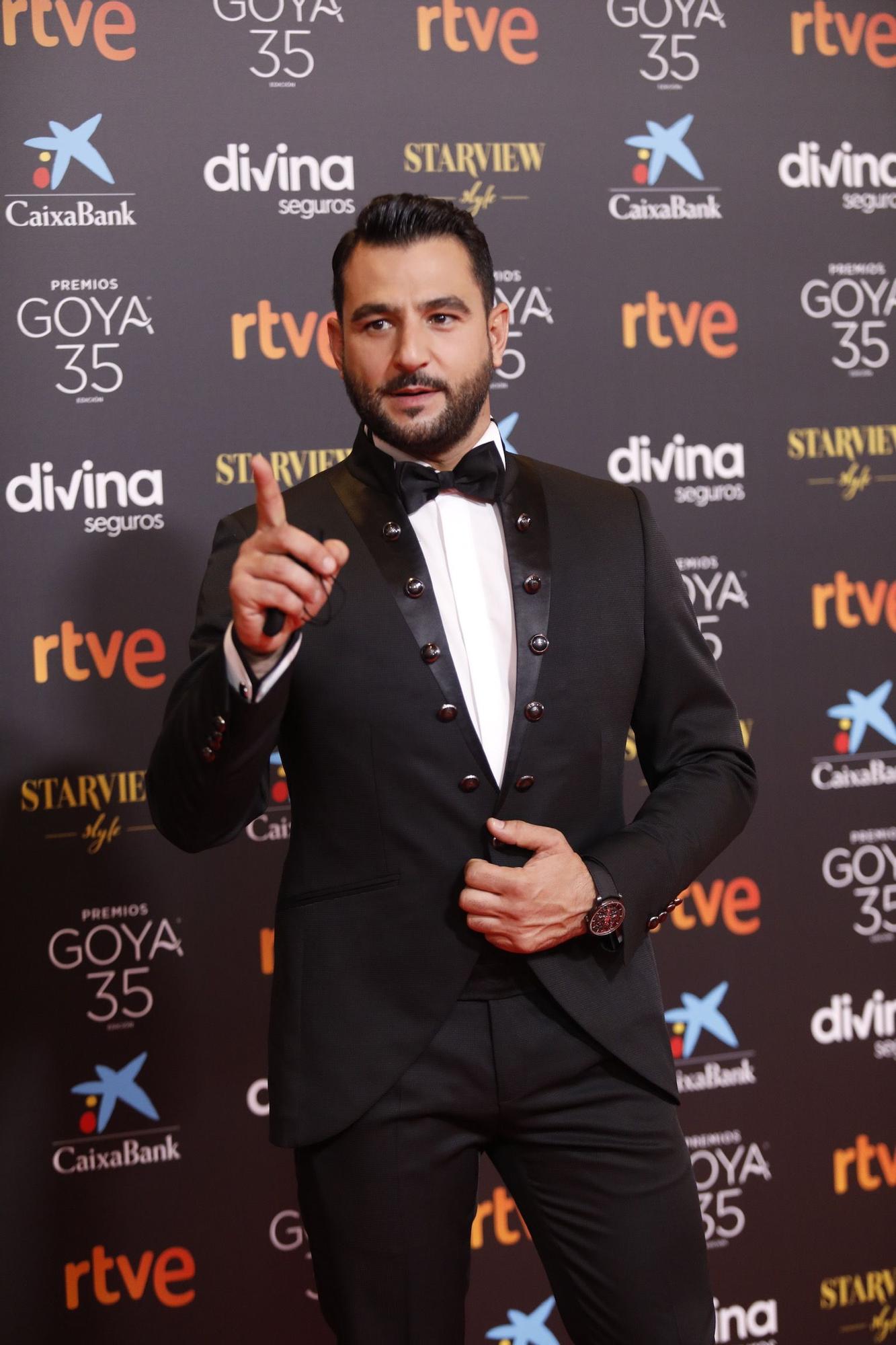 Alfombra roja de la gala de los Goya 2021 en Málaga