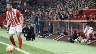 Albés quiere seguir y habla de su futuro en el Sporting: “No sé nada, si sintiera que no pudiera aportar lo diría”