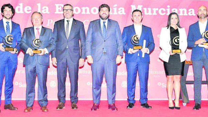 Premiados por la Cámara de Comercio de Murcia en la Noche de la Economía Murcia. | CÁMARA DE COMERCIO DE MURCIA