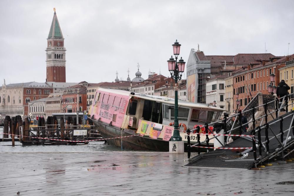 Graves inundaciones en Venecia