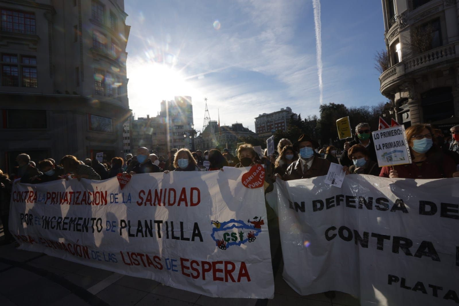 Manifestación en Oviedo por una sanidad digna