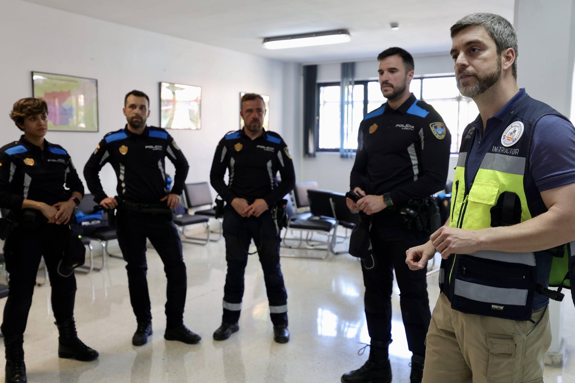 Simulacro policía local Oviedo