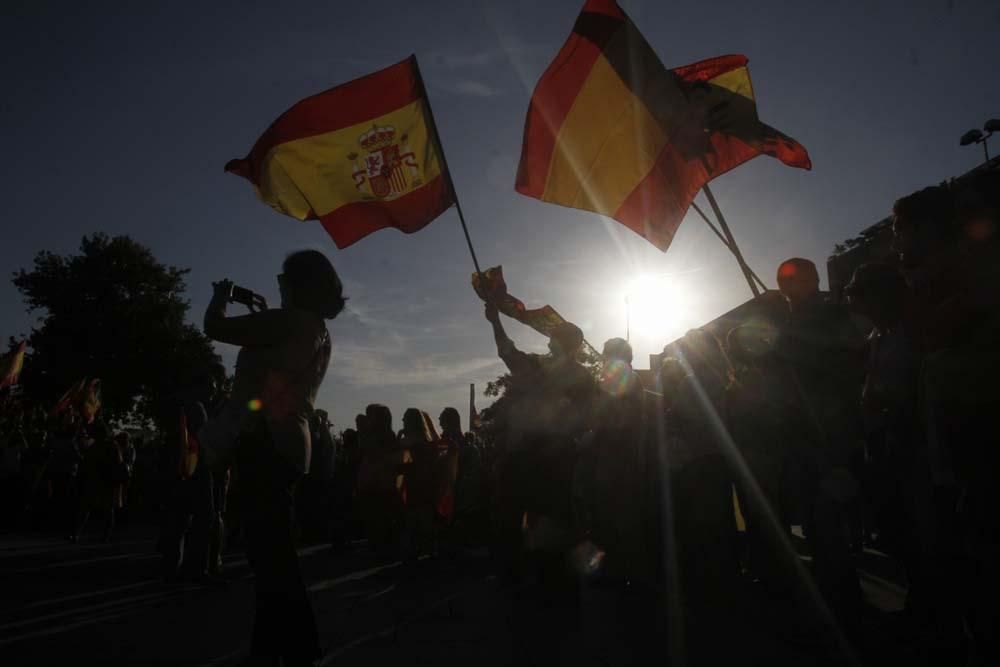 Fotogalería /  Concentración por la unidad de España.