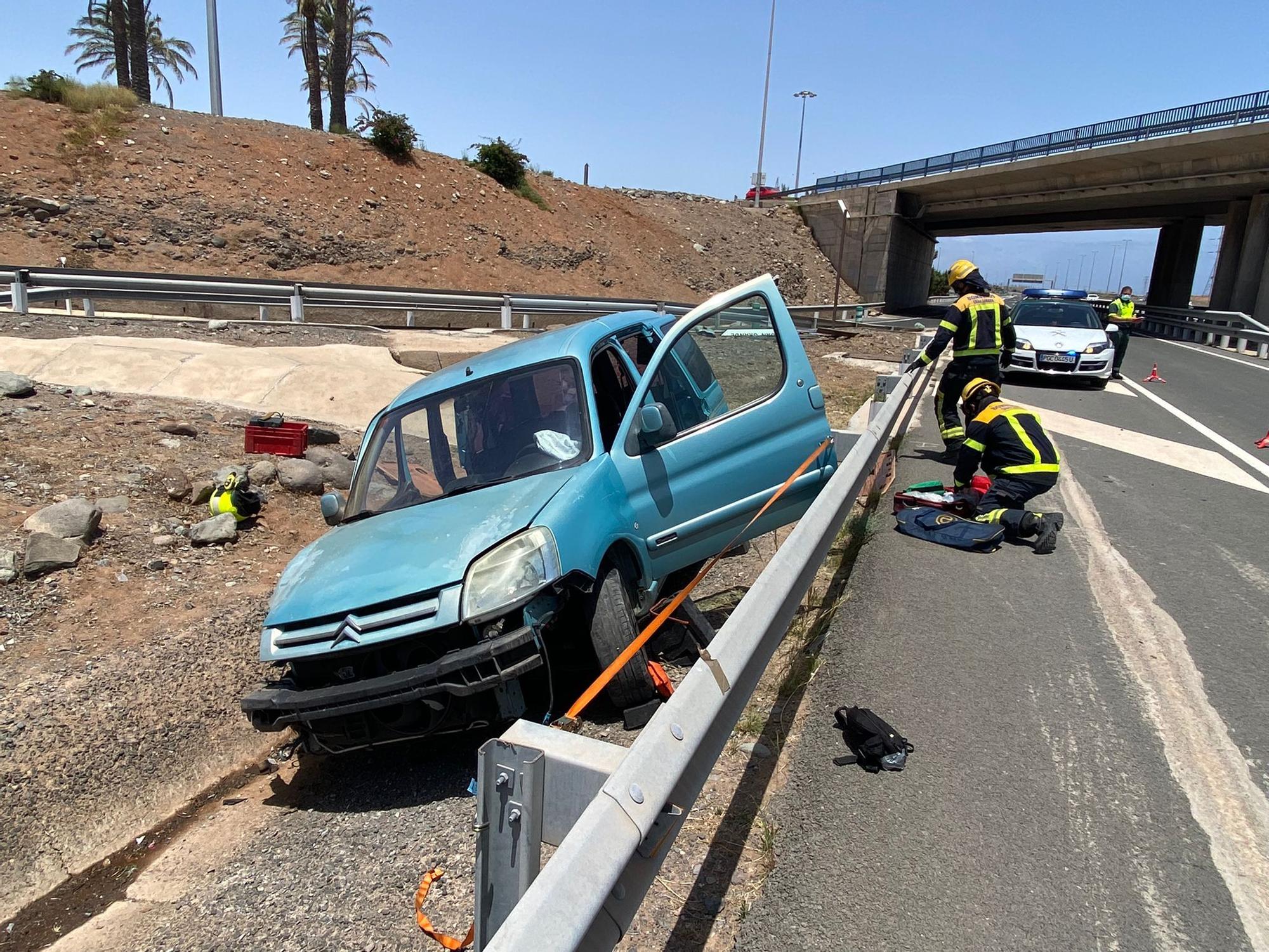 Accidente de tráfico en la GC-1