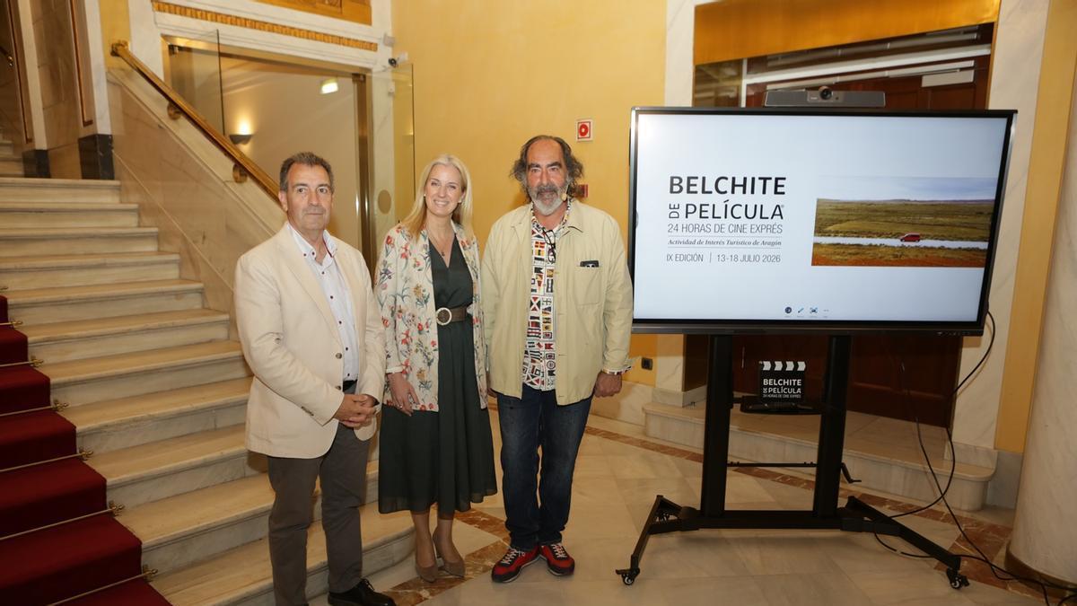 Belchite de Película se ha presentado este miércoles en Zaragoza.