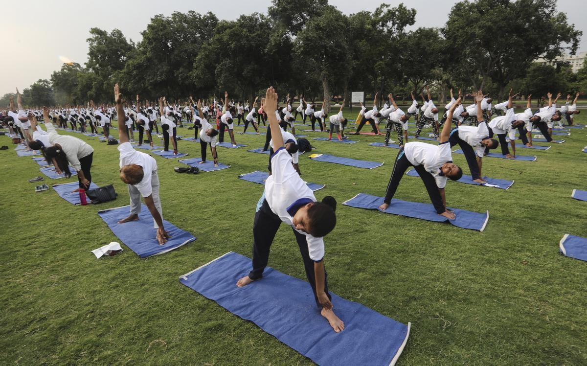 Día Internacional del Yoga en la India