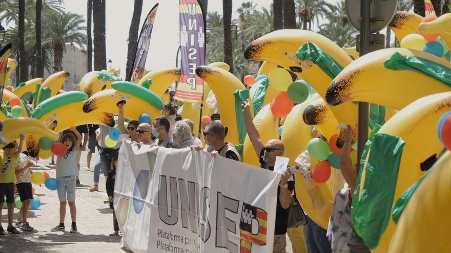 Acto reivindicativo de Unisep hoy para pedir el aumento del plus de insularidad para Ibiza y Formentera
