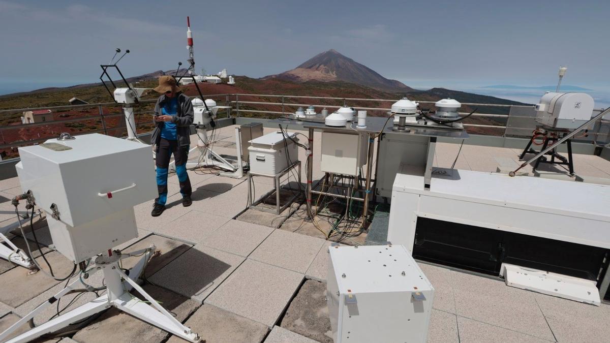 Visita al Centro de Investigaciones Meteorológicas de Izaña. / MARÍA PISACA