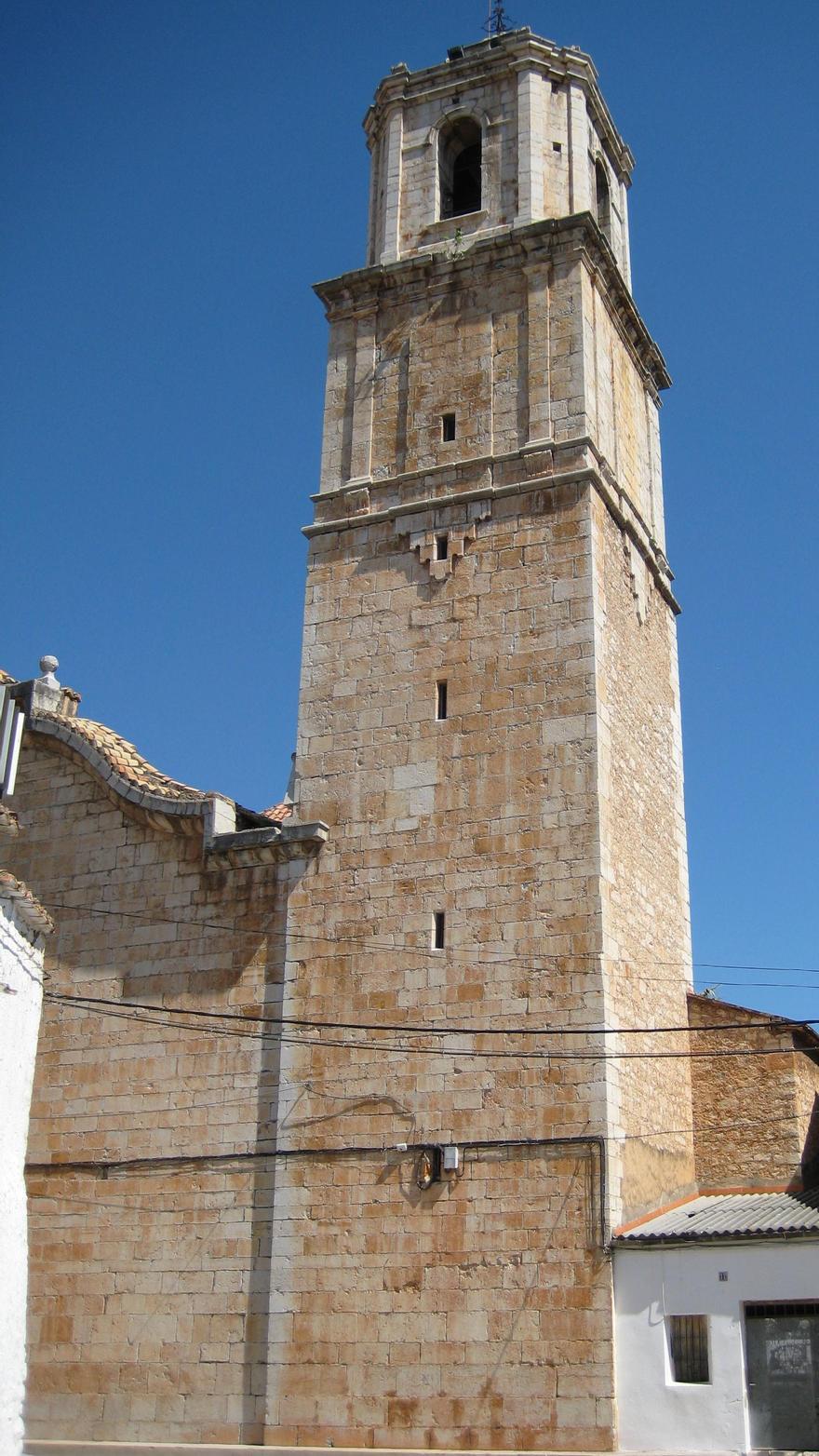 Campanario de la Iglesia de la Purificación de María (Salzadella).