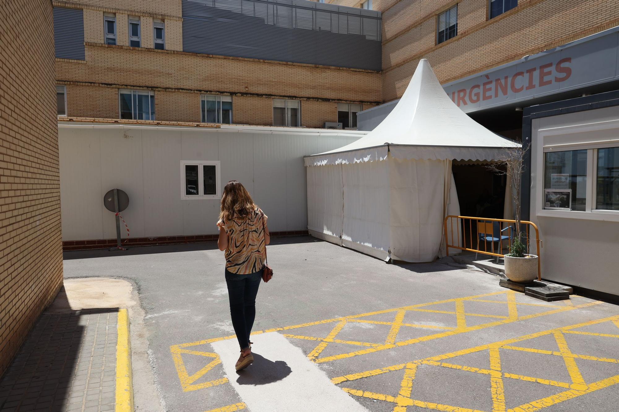 La ampliación de las Urgencias en el Hospital General de Castelló está en peligro y a expensas de una negociación. Autor: Gabriel Utiel