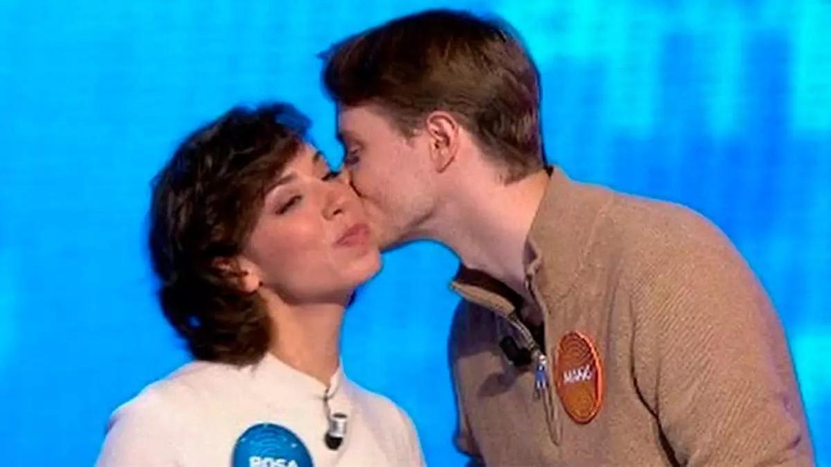 Manu y Rosa durante su participación en 'Pasapalabra'