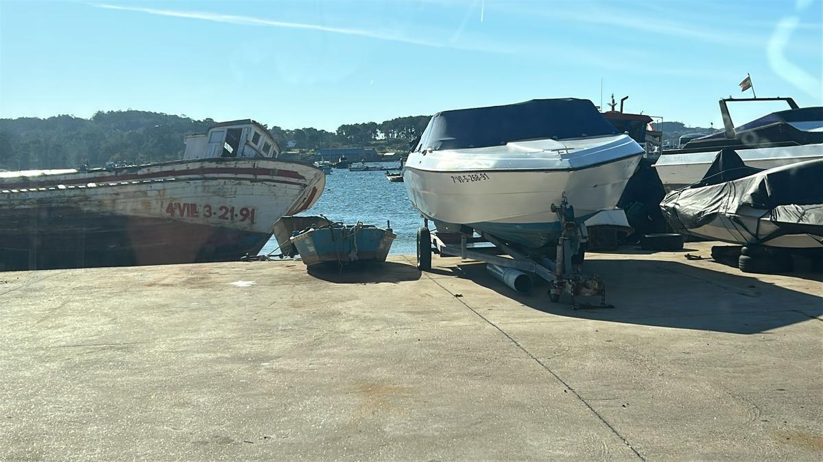Imagen de rampas ocupadas en Porto Meloxo utilizada por el sector para denunciar el estado que presenta este espacio.