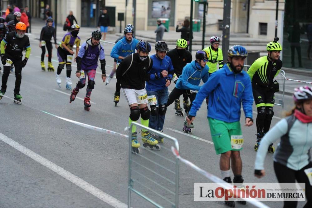 Murcia Maratón. Salida patinadores