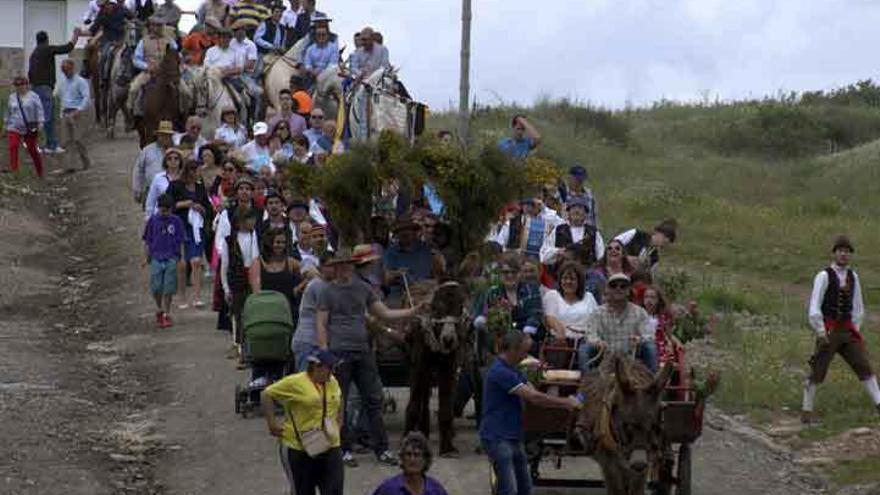 Animada fiesta rociera en Losacio en honor a la Virgen del Puerto