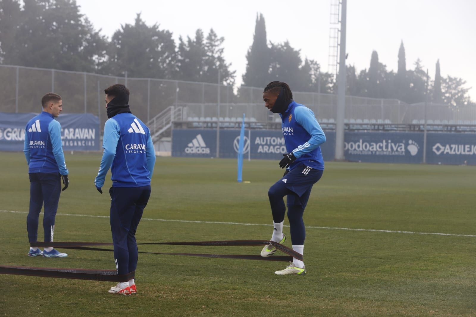 Así ha sido el primer entrenamiento del Real Zaragoza tras las vacaciones de Navidad