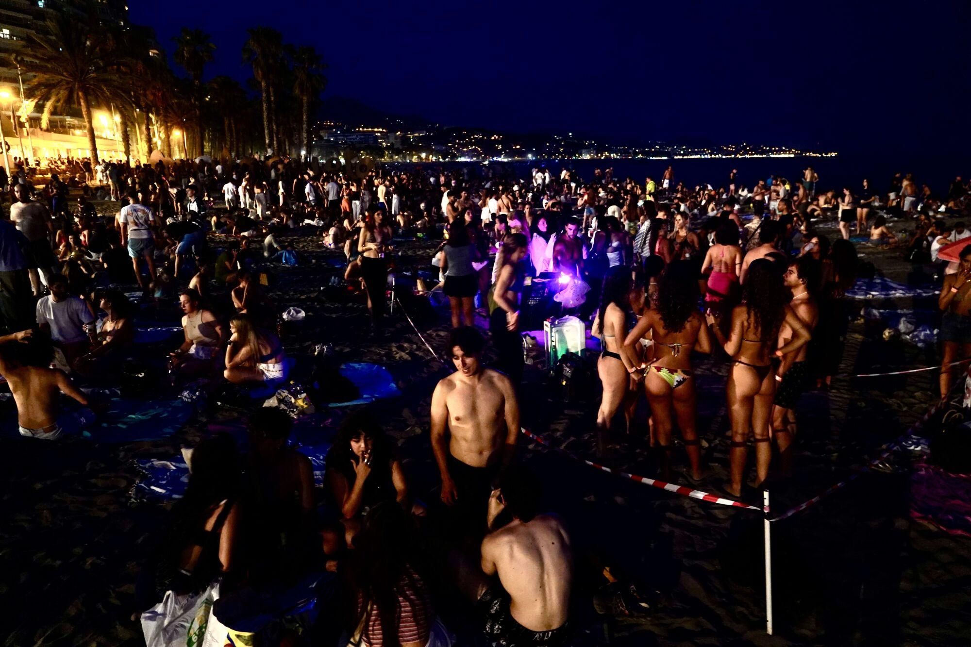 La Noche de San Juan en La Malagueta 