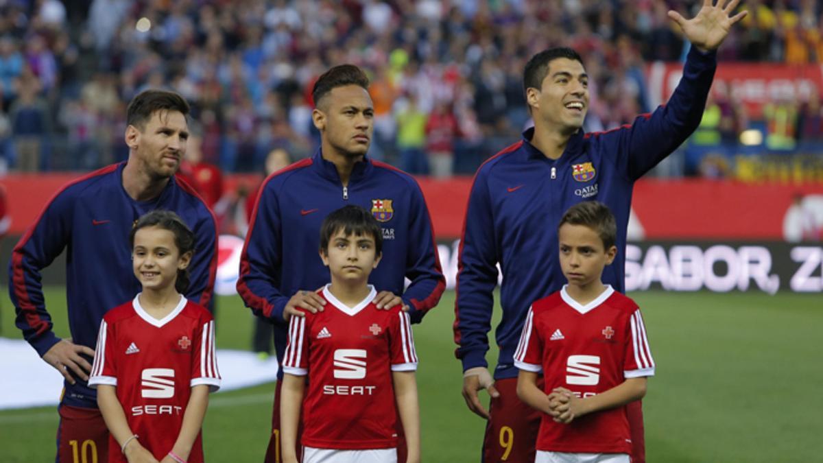 Messi, Neymar y Suárez, los reyes del gol