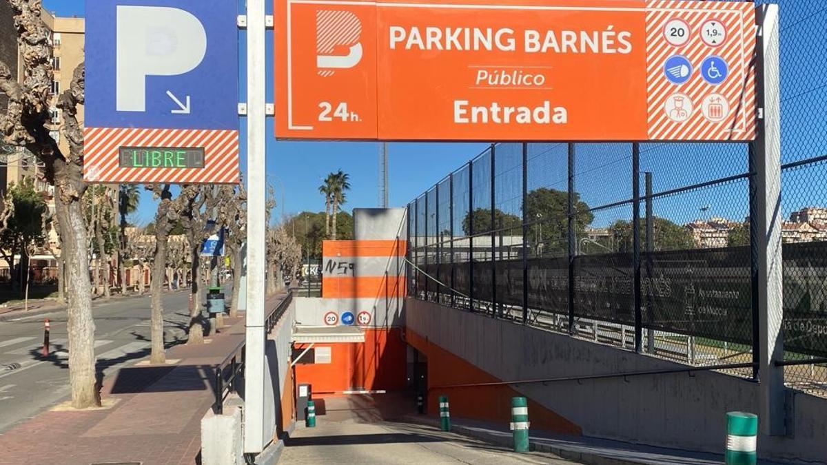 El parking subterráneo José Barnés