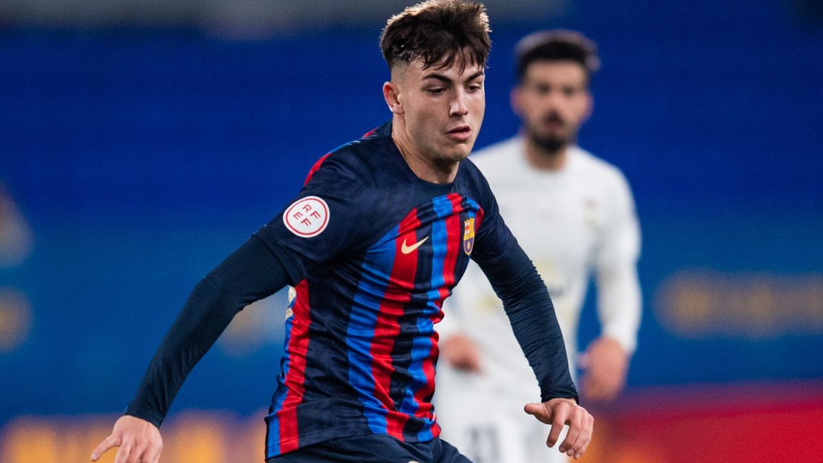 Victor Barberà con el Barça Atlètic