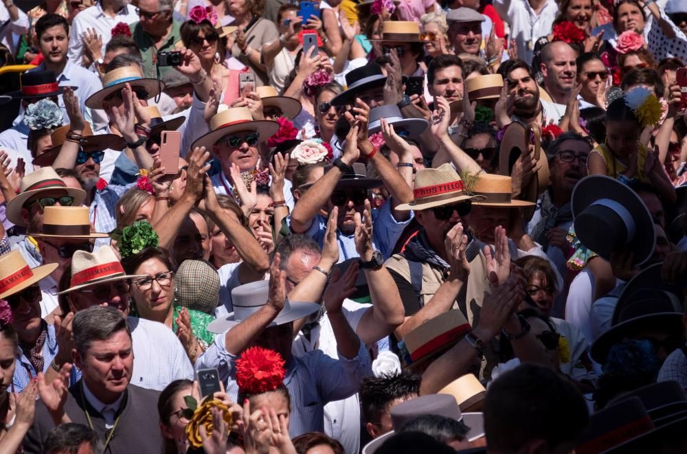 Camino al Santuario de la Virgen del Rocío en Almonte.