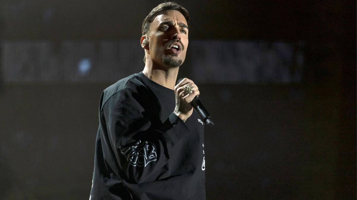 El mallorquín Rels B, durante un concierto en México el pasado mes de noviembre