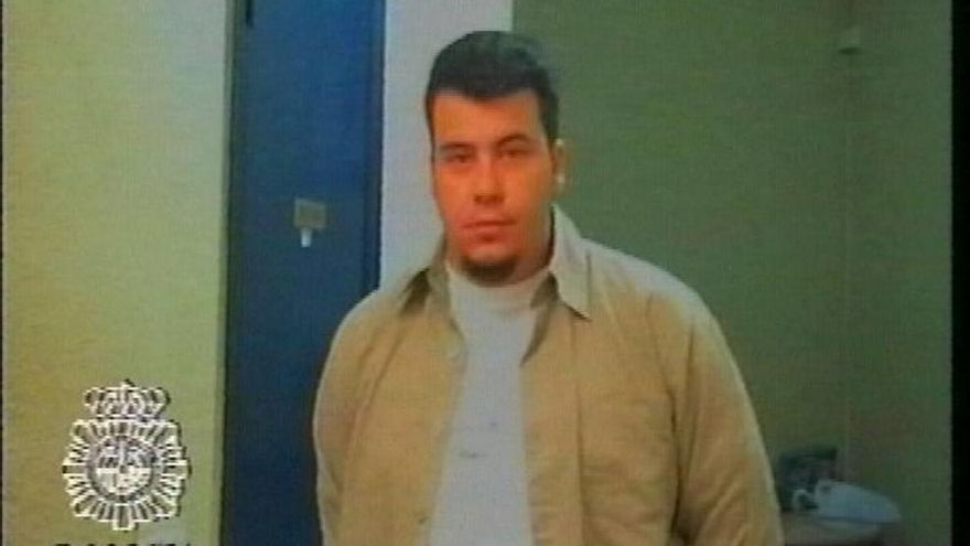 El madrileño residente en Murcia Álvaro Iglesias, en la foto que difundió la Policía cuando fue arrestado.