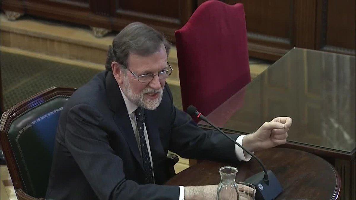 Declaración de Mariano Rajoy en el juicio del 'procés'