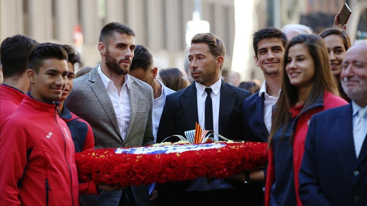 Jugadores del Espanyol.