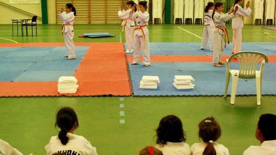 Más de 150 taekwondistas participan en el primer Torneo Concello de Oza-Cesuras