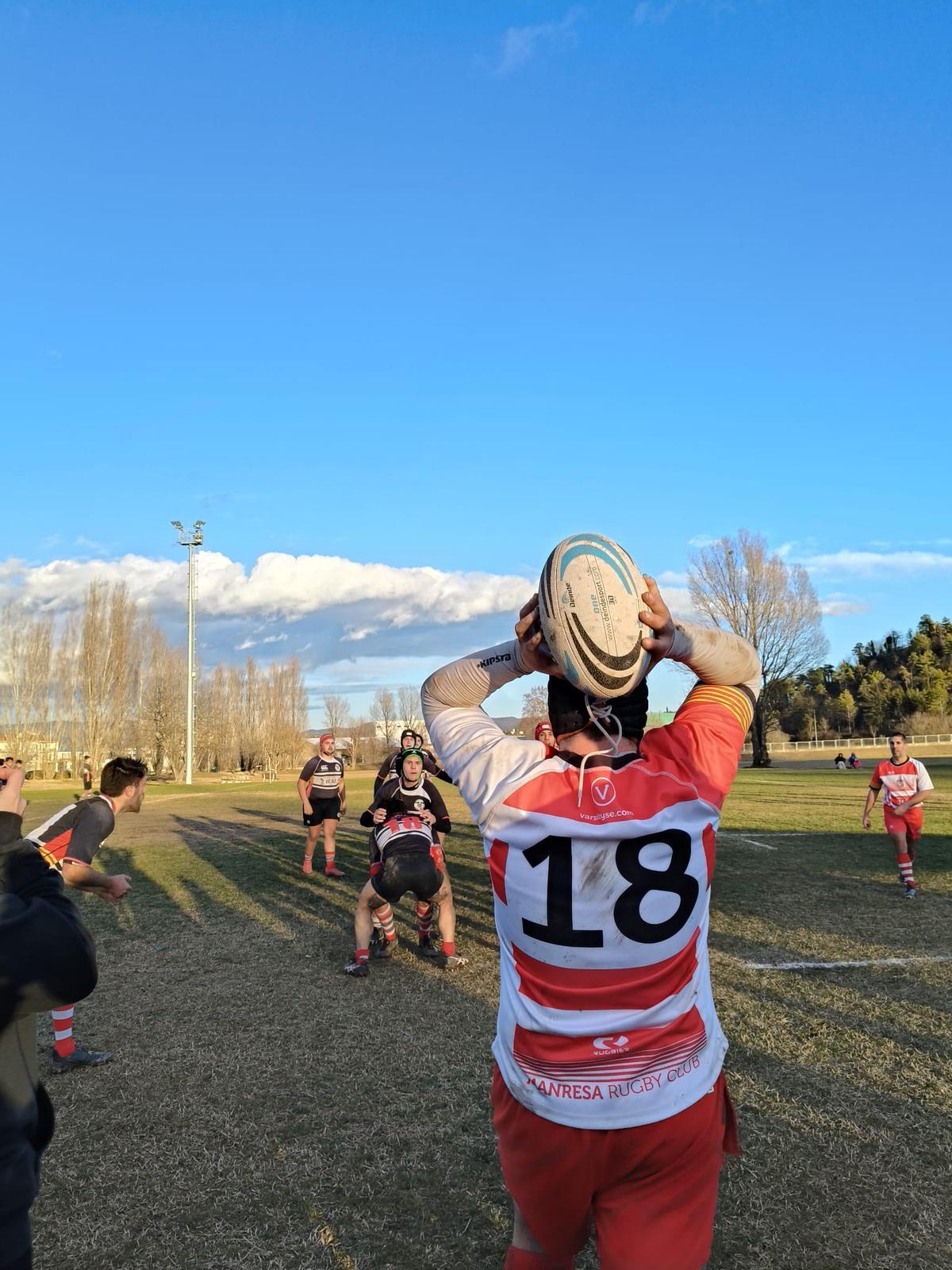 Oriol Vidal impulsa una touche per part del conjunt manresà
