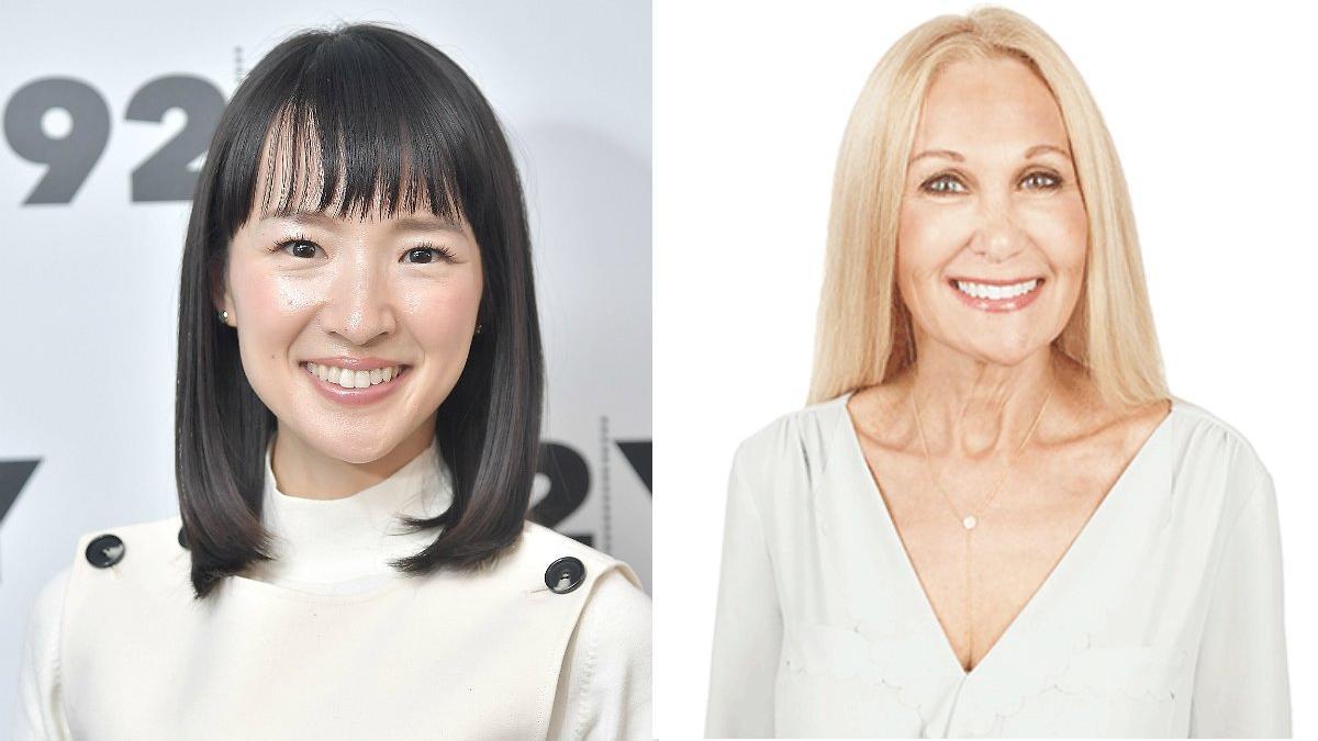 Marie Kondo (izquierda) y la 'Organizadora de Beverly Hills', Linda Koopersmith.