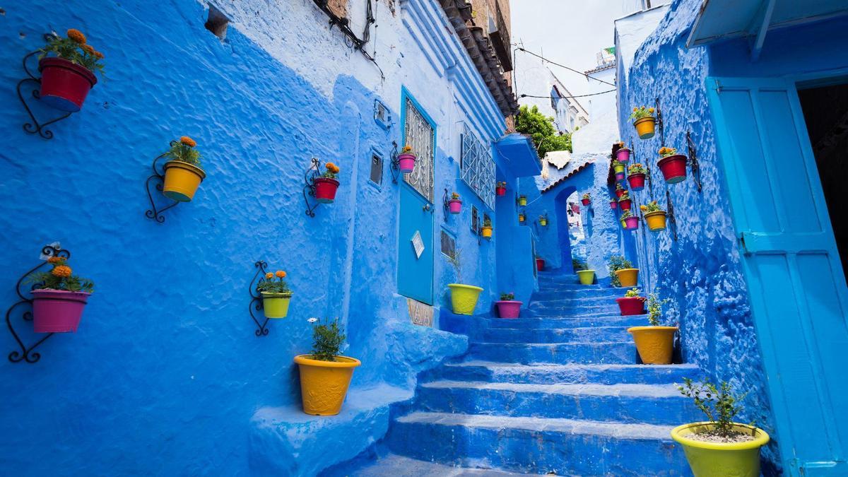 Chefchaouen, imagen de archivo