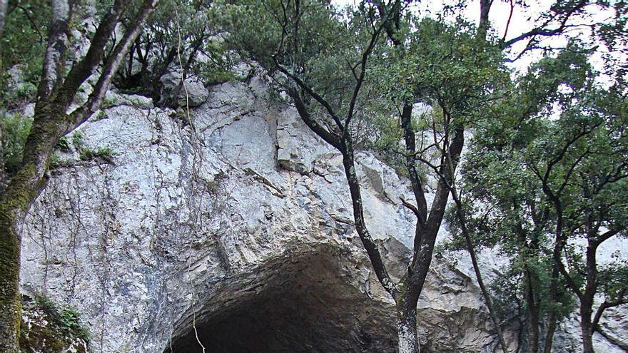 2 Treballs a la Bauma d’en Noguer, un jaciment d’Albanyà que va ser descobert el 2009.  |  